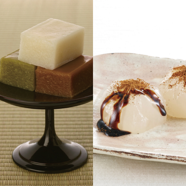 餅文總本店<br>極上外良<抹茶>+わらびういろ<br>12個の詰合せ